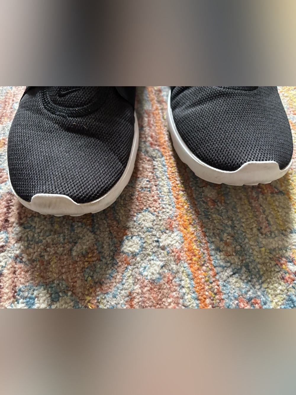 NIKE Black & White Slip-On Sneaker VG2 Women’s 10 Comfort Shoes Sneakers - Picture 7 of 11